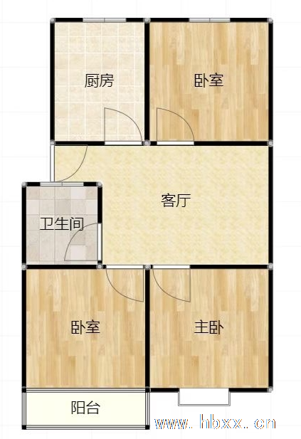 濉溪和谐大院二楼住房出售
